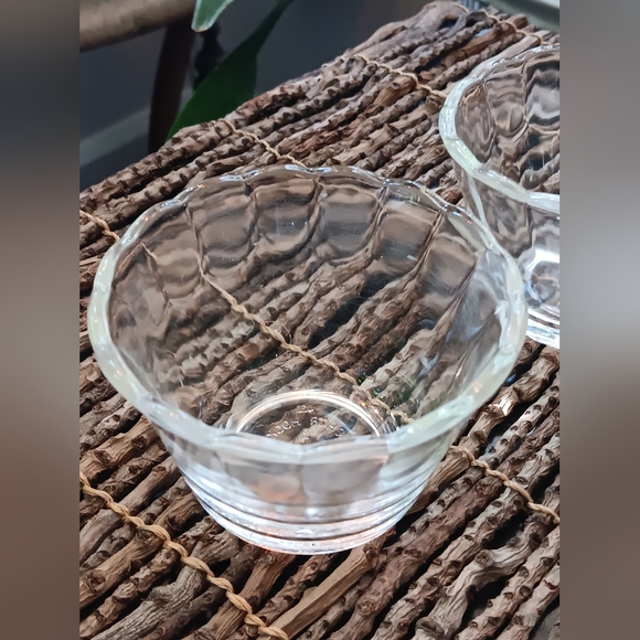 Vintage Fire King Fireking scalloped edge ramekin custard cups 422 - Picture 4 of 7